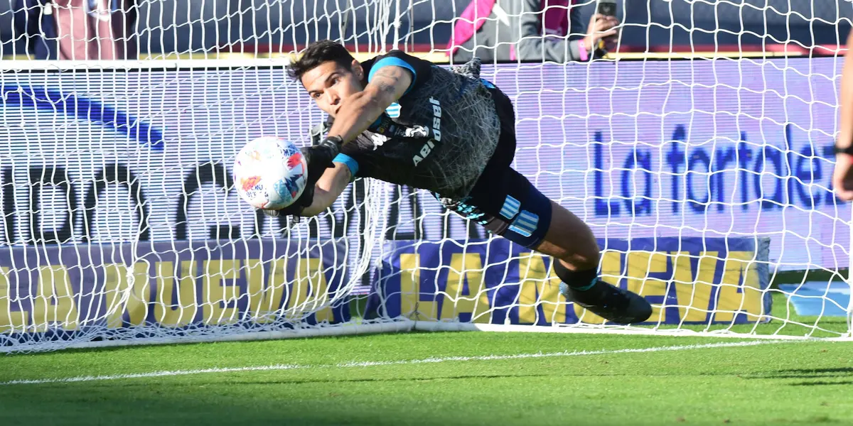 El arquero de la Academia contó qué les dijo a sus compañeros antes de avanzar a la final.