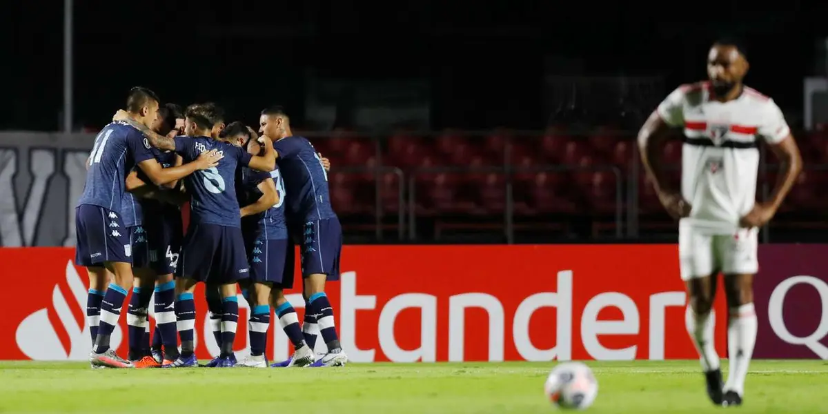 El arquero de la Academia falló luego de un centro y terminó en gol.