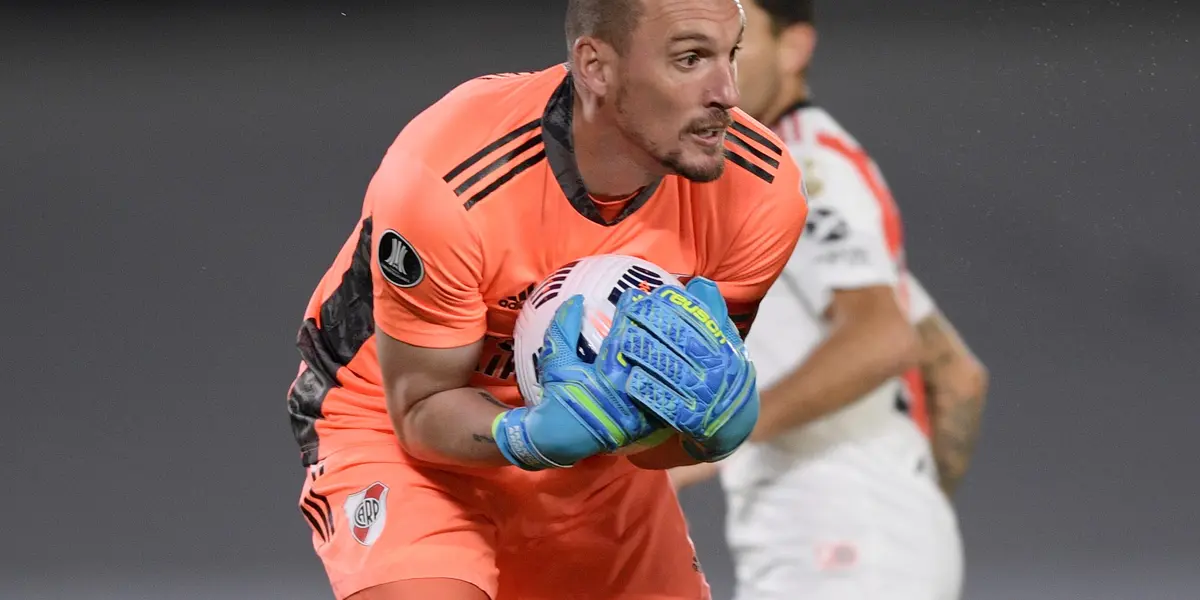 El arquero del Millonario habló tras la clasificación del equipo a octavos de final de la Copa Libertadores.