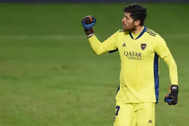 El arquero del Xeneize fue la figura del partido y evitó que su equipo perdiera el compromiso.