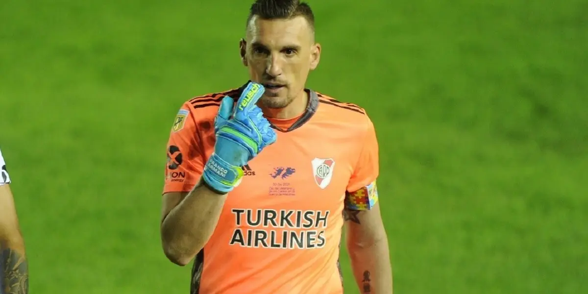 El arquero está entrenando con la Selección Argentina de cara a las Eliminatorias Sudamericanas  y la Copa América.