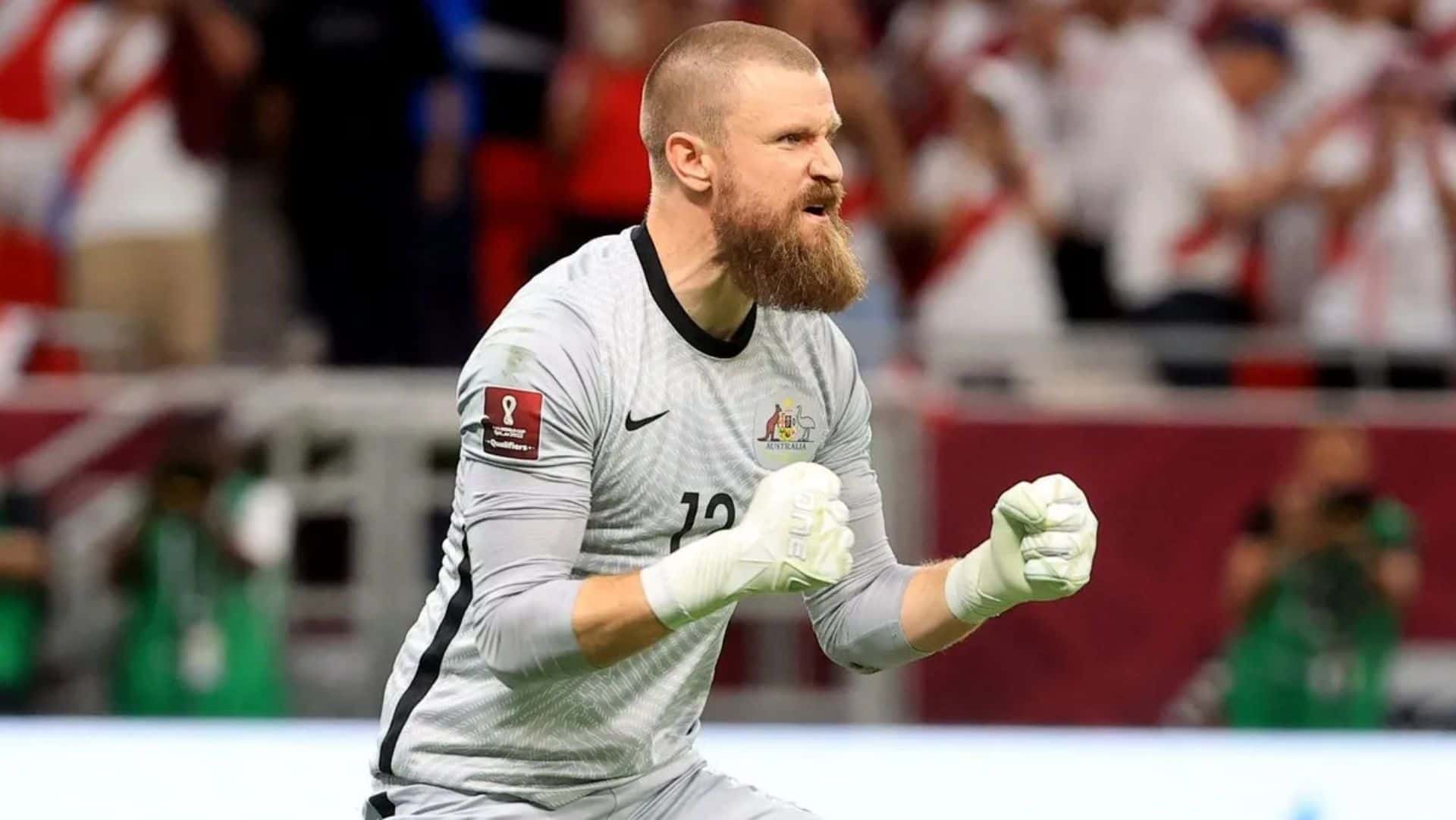 El arquero que fue figura en el Repechaje habló de lo que fue la clasificación de Australia a la Copa del Mundo y en particular de su actuación.