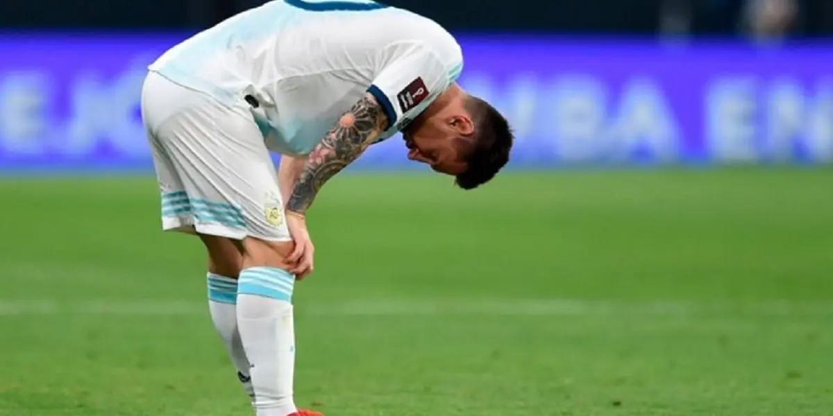 El astro argentino disparó contra la CONMEBOL en el partido entre la Selección Argentina y Paraguay y podría ser suspendido.