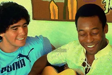 El astro brasileño recordó una conversación que solía tener con Pelusa.