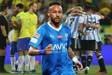 Tras la derrota de Brasil con Argentina, lo que hizo Neymar e indignó a su país