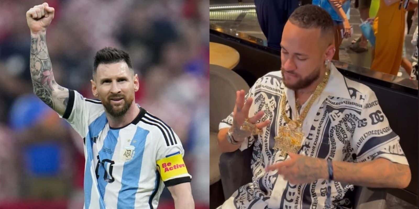 El astro brasileño se fue de festejo a pesar de estar en plena recuperación de ligamentos cruzados y menisco.