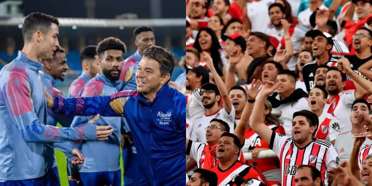 El astro portugués fue dirigido por el Muñeco la semana pasada en un amistoso, y un detalle que realizó se hizo viral.