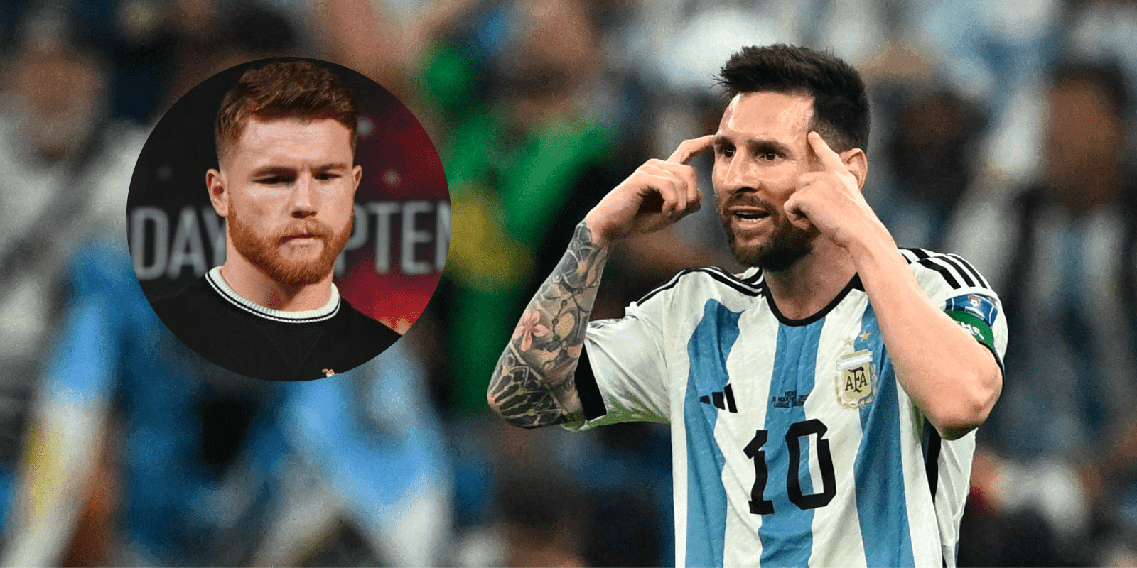 El boxeador amenazó al capitán de la selección argentina y las redes sociales estallaron con opiniones divididas