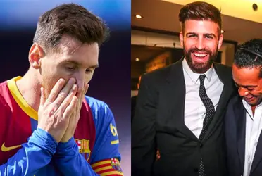 El brasileño no se olvidó de Piqué, quien anunció su salida del FC Barcelona