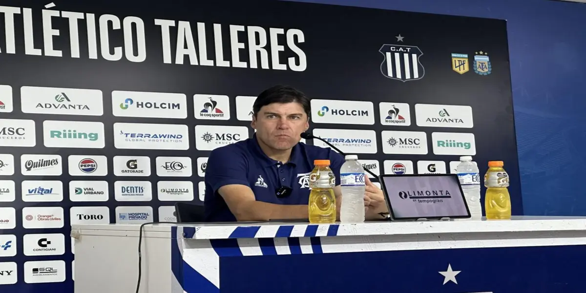 El Cacique Medina en conferencia de prensa (El Grafico)