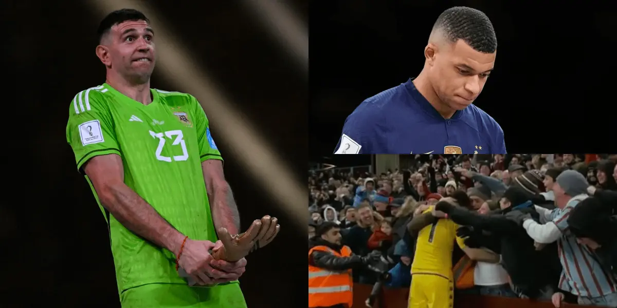 El campeón del mundo es uno de los máximos ídolos del Aston Villa y la hinchada lo reconoce en cada momento