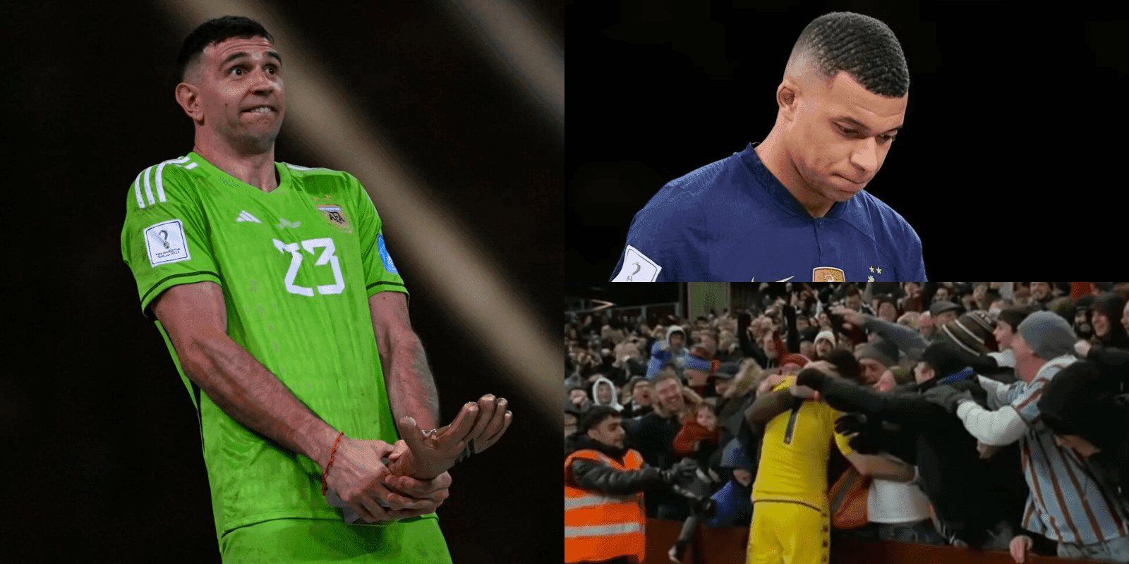 El campeón del mundo es uno de los máximos ídolos del Aston Villa y la hinchada lo reconoce en cada momento