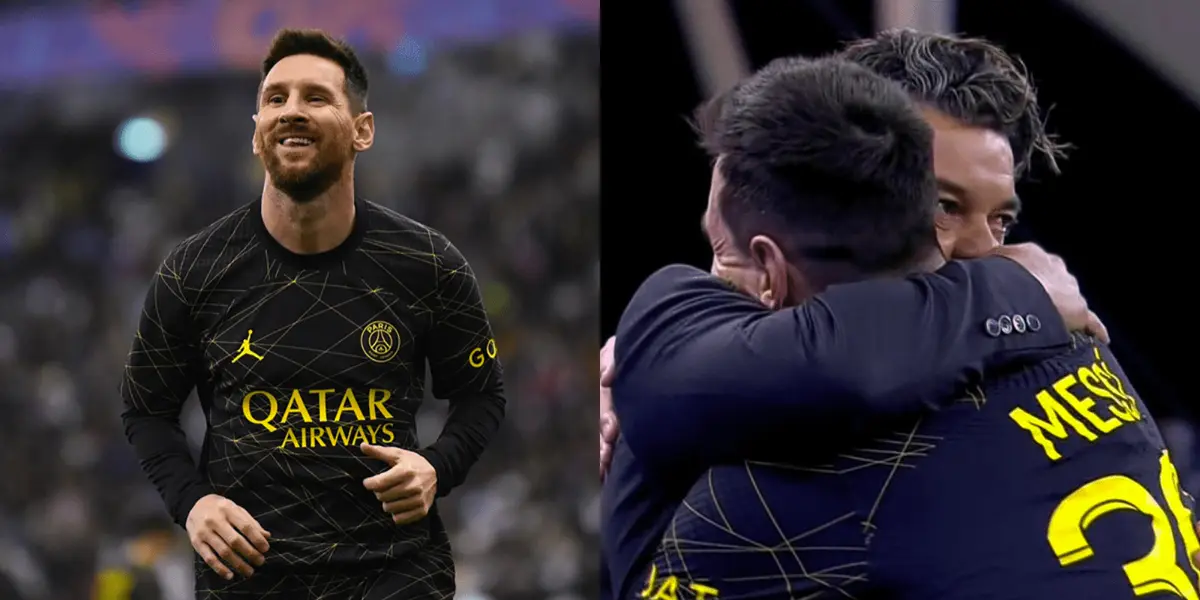 El campeón del mundo se acercó al exentrenador de River Plate cuando fue sustituido