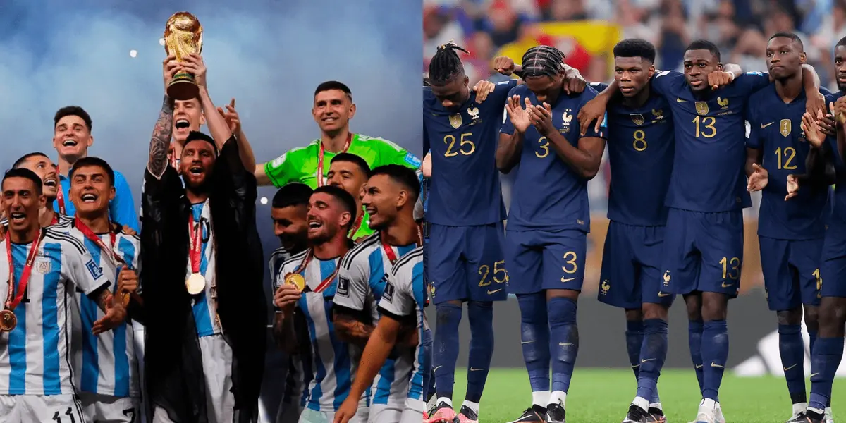 El campeón del mundo tiene un valor menor al de los galos, a quienes superaron en la final de Qatar