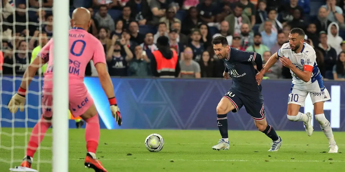 El campeón francés igualó 2 a 2 ante Troyes con la participación del argentino desde el arranque.