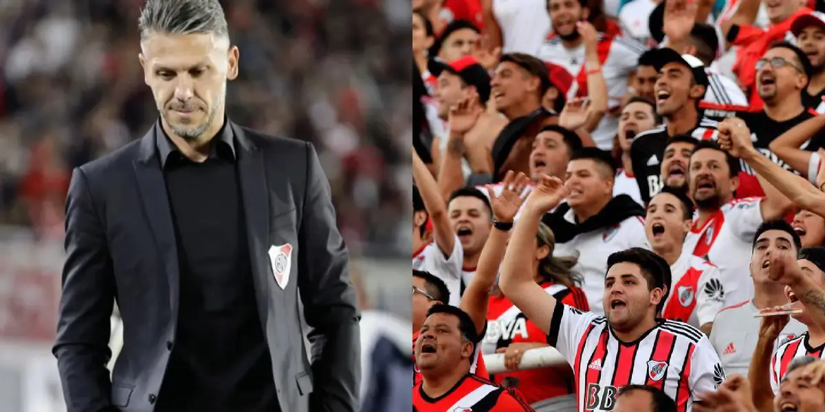 El canto de la gente de River contra Demichelis
