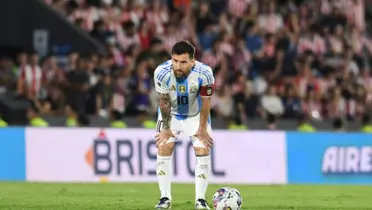 El capitán de la Selección Argentina no habló ante los medios.
