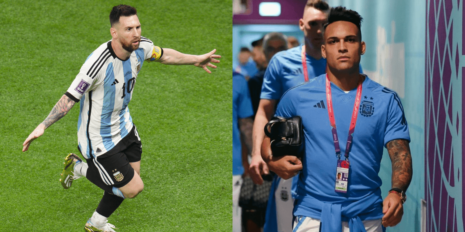 El capitán de la selección argentina tuvo un gran gesto con el delantero, quien no atraviesa un buen momento en el Mundial