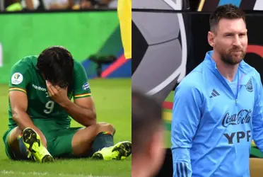 El capitán de la Verde reclamó por el apoyo a Lionel y Argentina en la previa, pero los hinchas no hicieron caso.