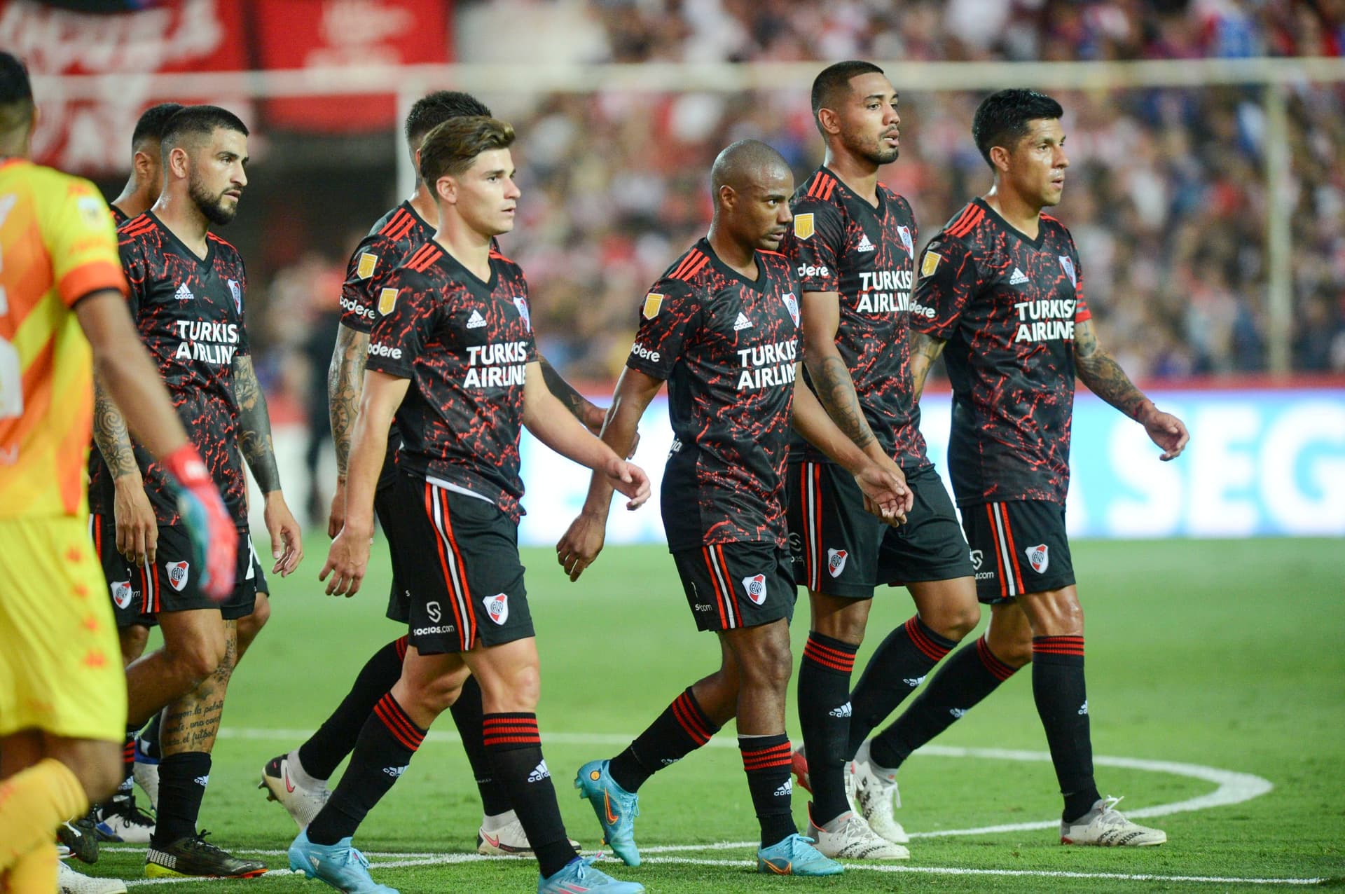 El capitán del Millo se refirió al penal cobrado por Néstor Pitana en la derrota del conjunto de Gallardo 1 a 0 ante Unión.