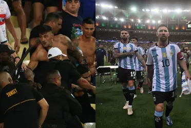 La reacción de Messi a la agresión de la policía de Brasil ante los argentinos