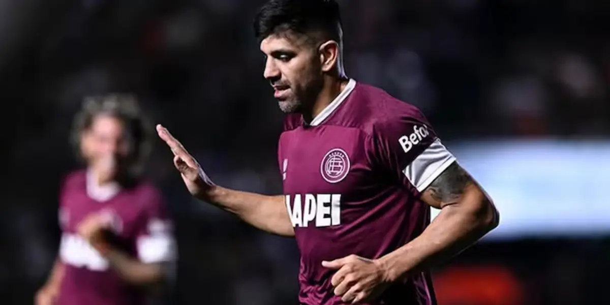 El castigo que recibió Leandro Díaz por parte de Lanus