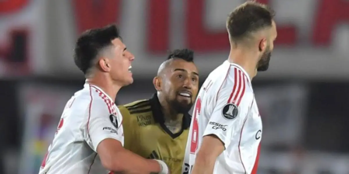 El chileno apuntó contra el futbolista del Millonario tras el duelo en el Monumental.