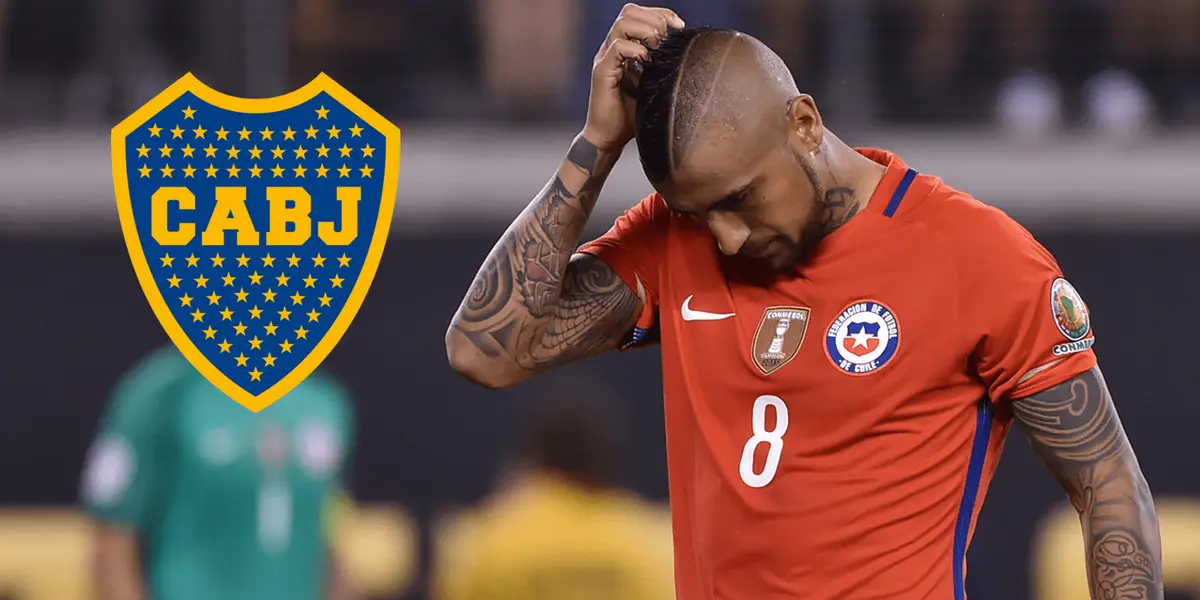 El chileno coqueteó con el Xeneize, pero terminó firmando para el Flamengo.