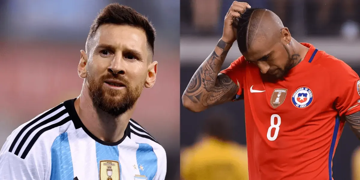 El chileno, quien fue compañero de la Pulga en el Barcelona, no dudó en elogiarlo