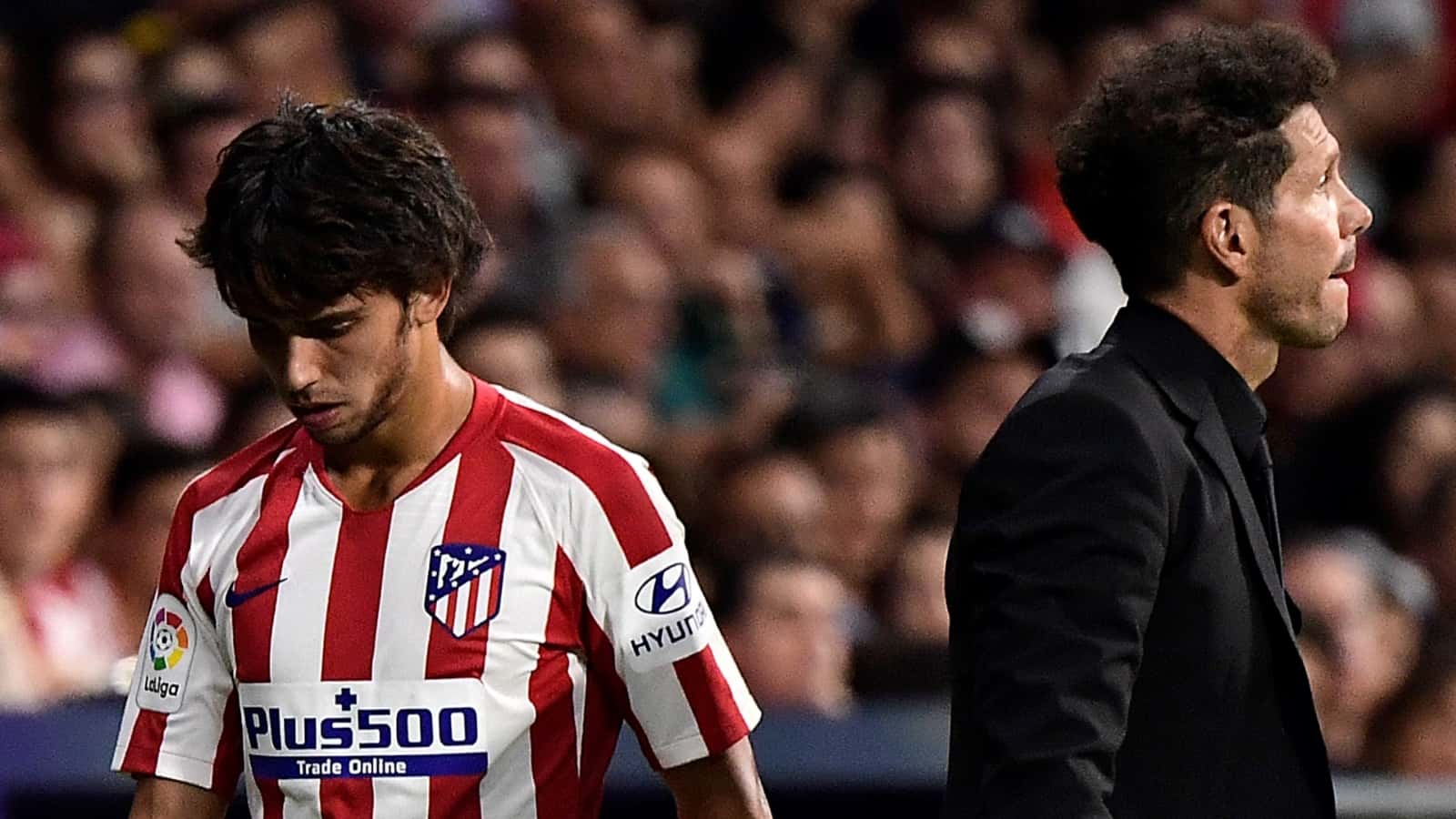 El Cholo elogió el nivel del luso con su selección, y dejo en claro que en el Atlético deberá demostrar que esta al mismo nivel