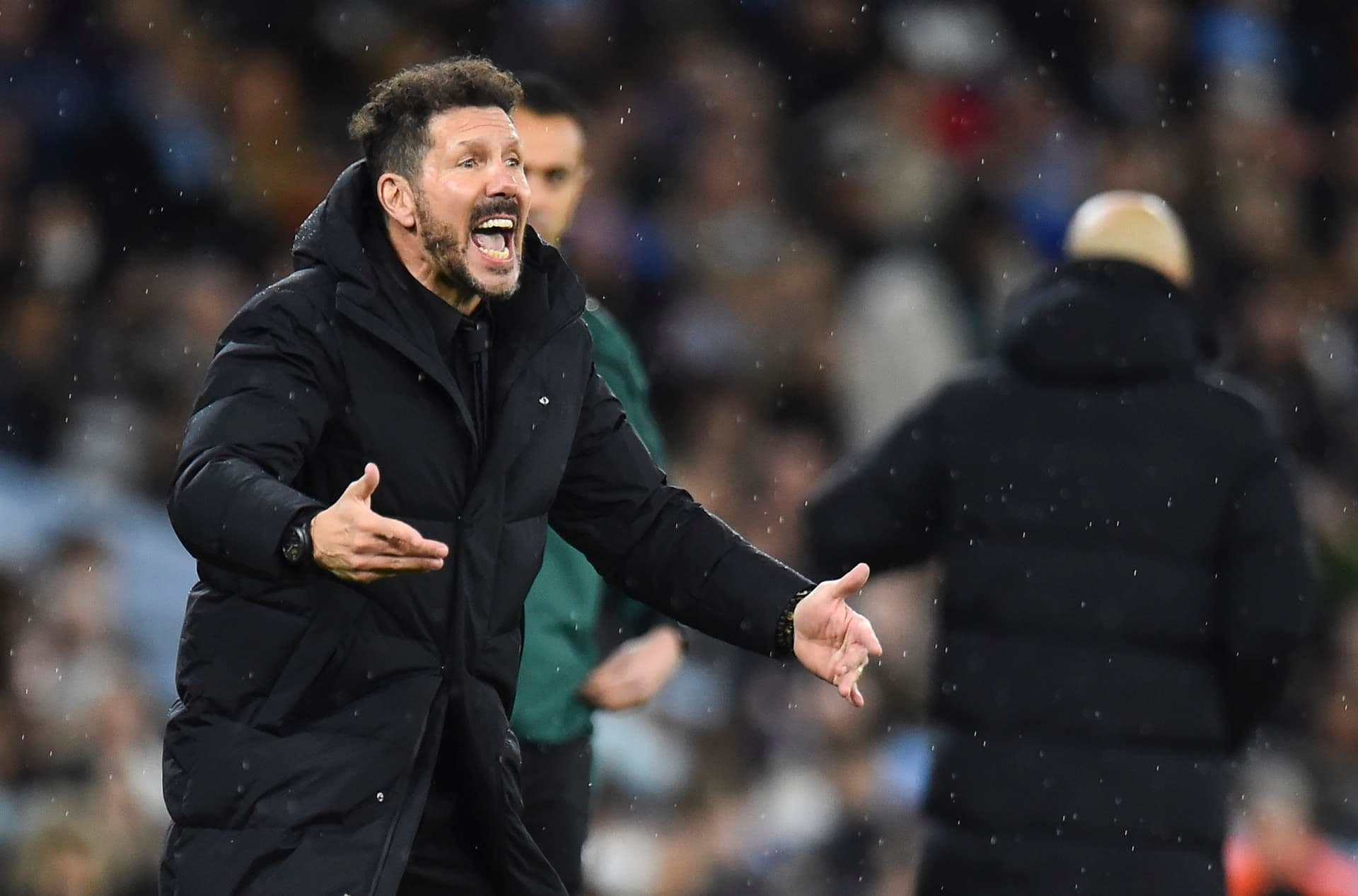 El Cholo habló luego del 1 a 0 en Inglaterra por la ida de los cuartos de final de la Liga de Campeones de Europa.