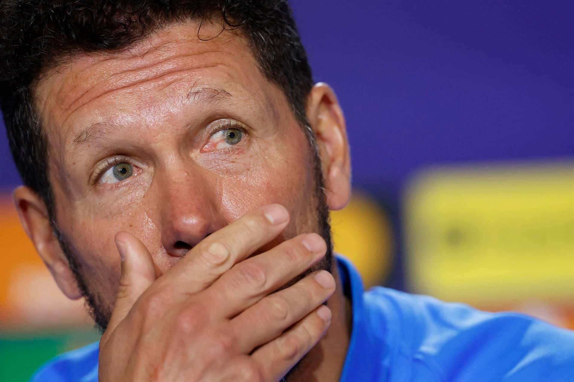 El Cholo se refirió al "pasillo" que habitualmente se le hace al campeón, en la previa del derbi entre el Atlético de Madrid y el Real Madrid.