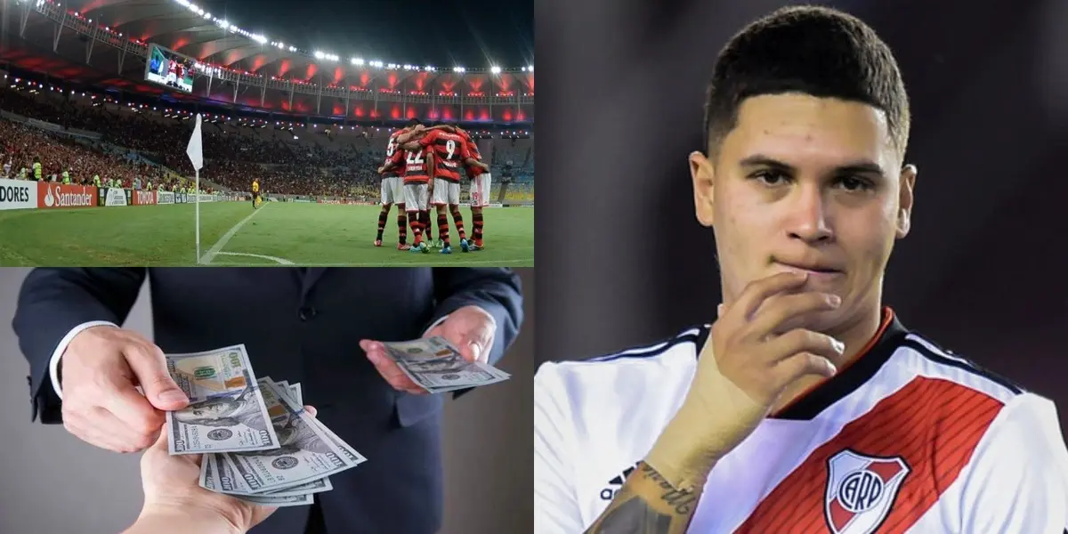 El colombiano está cada vez más lejos de River Plate y fue tentado por el ‘Fla’, quien le ofrece una verdadera fortuna.