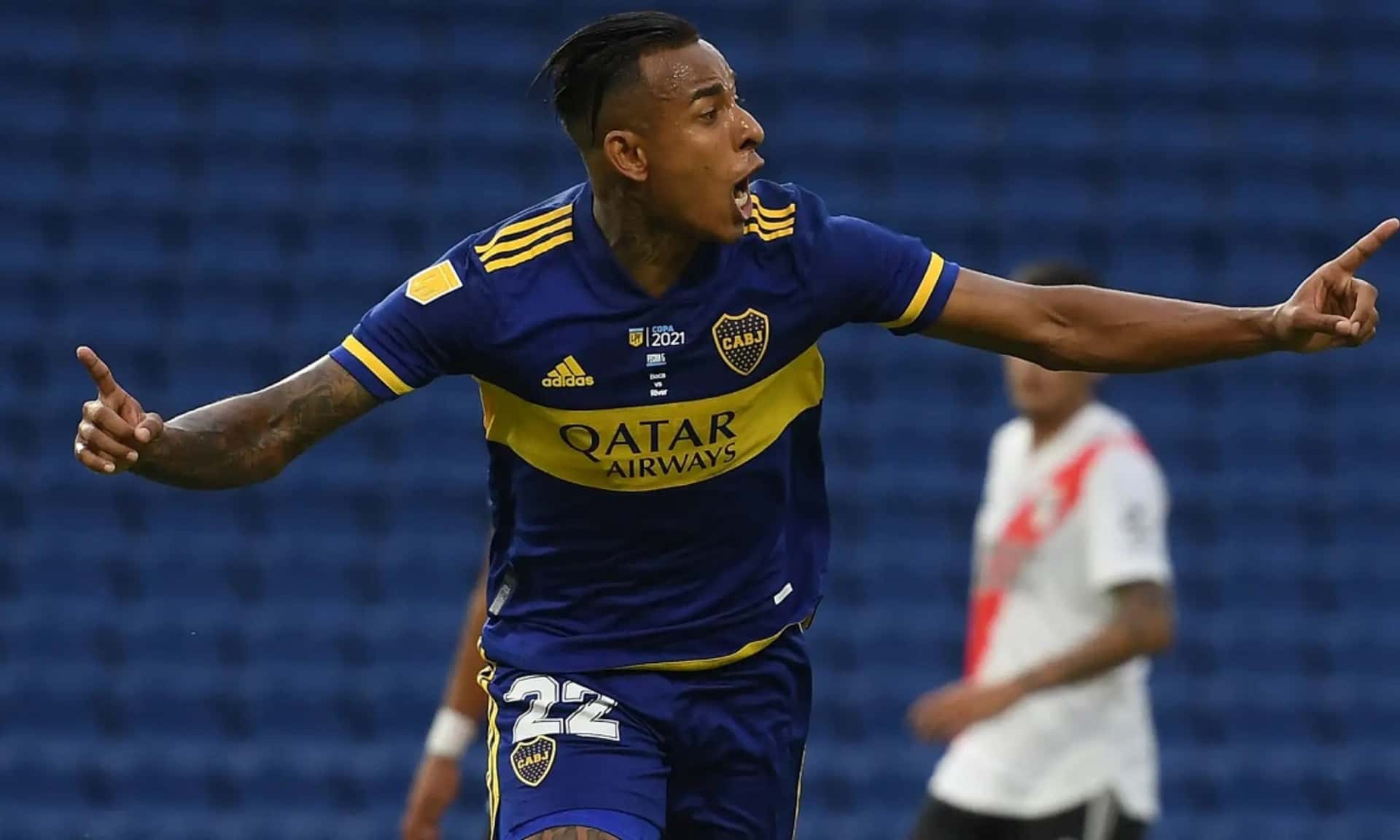 El colombiano luego de ser el autor del gol de la victoria xeneize, dejó un mensaje en sus redes sociales.