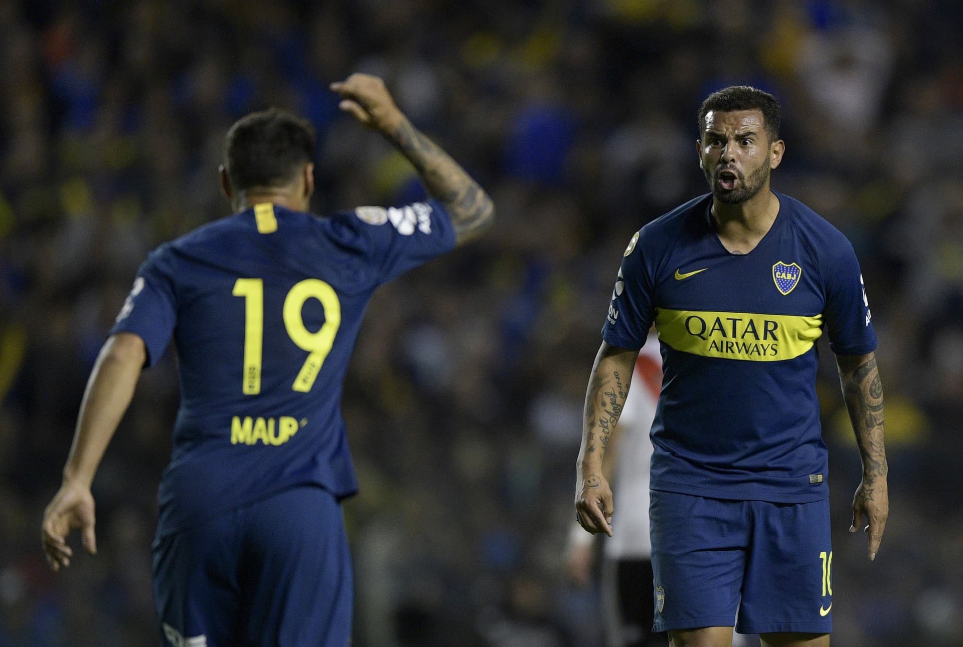 El colombiano no dejó pasar las particulares imágenes del delantero del Xeneize.