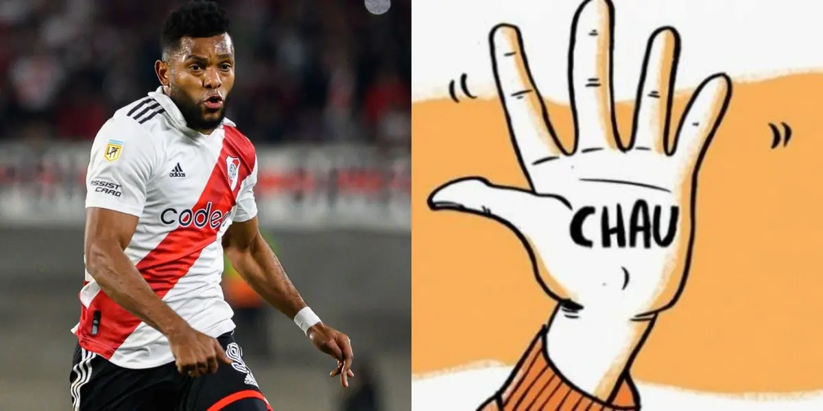 El colombiano quedó muy relegado por Martín Demichelis y no está para nada contento. El club que saldría a su rescate.