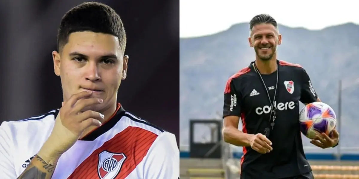 El colombiano todavía no arregló su continuidad en el Millonario, pero mientras tanto le dejó un mensaje al flamante entrenador.