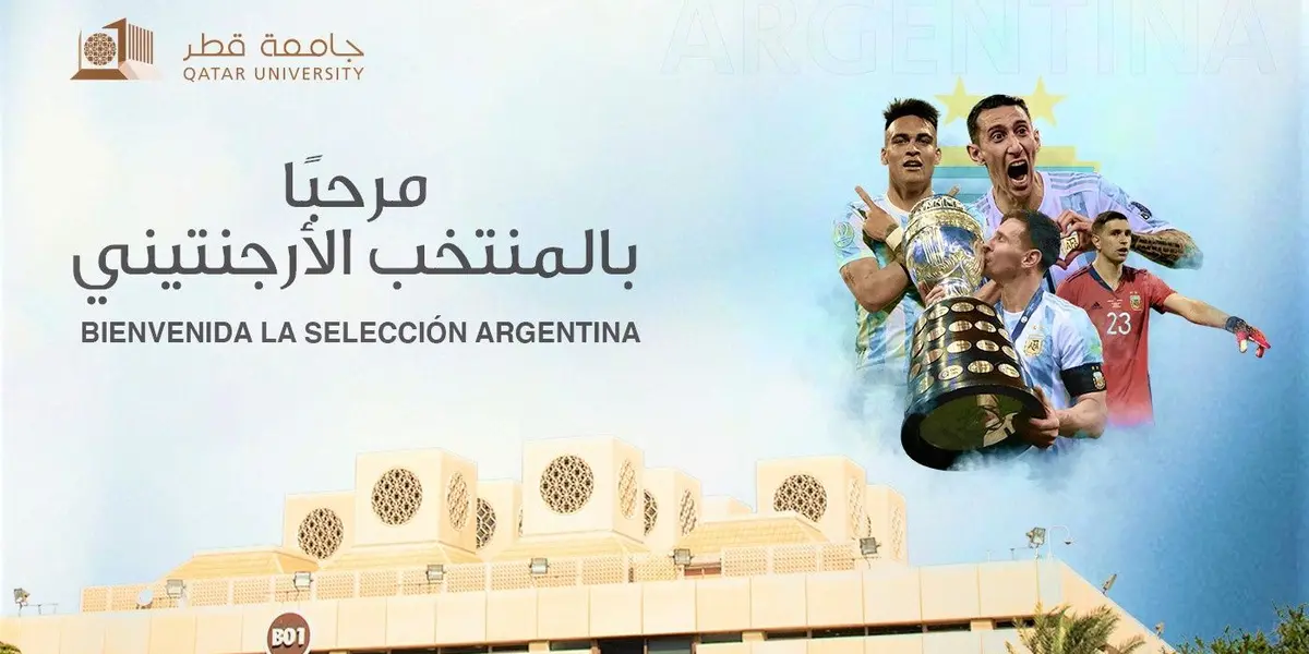 El conjunto nacional se hospedará en su tiempo en Doha en la Universidad de Qatar, donde compartirá las instalaciones con la selección española.