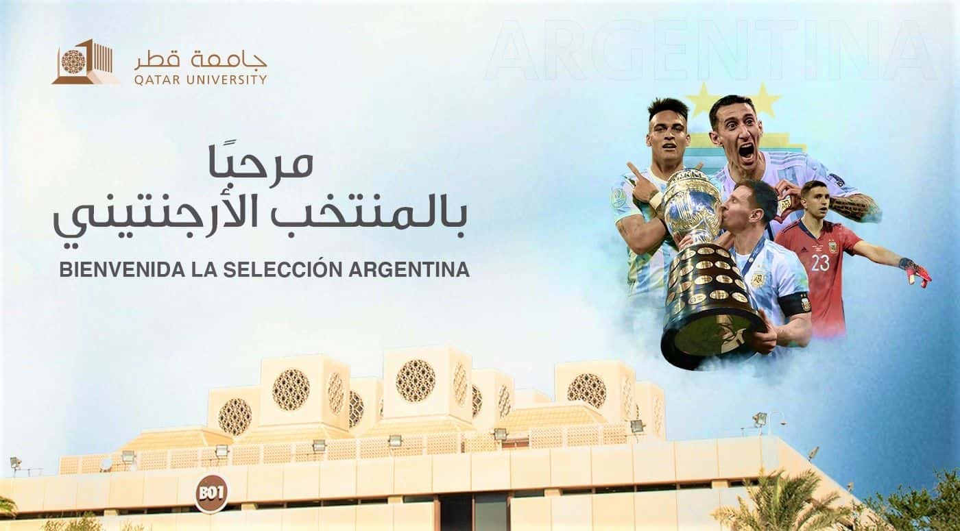 El conjunto nacional se hospedará en su tiempo en Doha en la Universidad de Qatar, donde compartirá las instalaciones con la selección española.