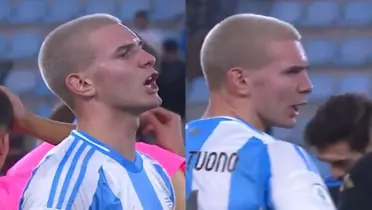 El cruce entre Mastantuono y Igor Serrote (LPM)