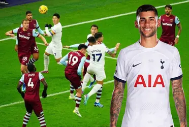 (VIDEO) A lo Cristiano, el golazo de Cuti Romero en su regreso con Tottenham