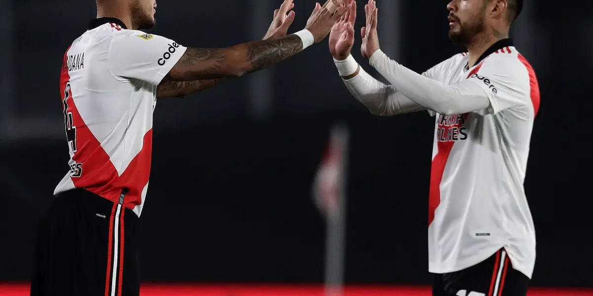 El defensor central del Millonario fue reemplazado en el primer tiempo por un dolor en su pierna derecha.