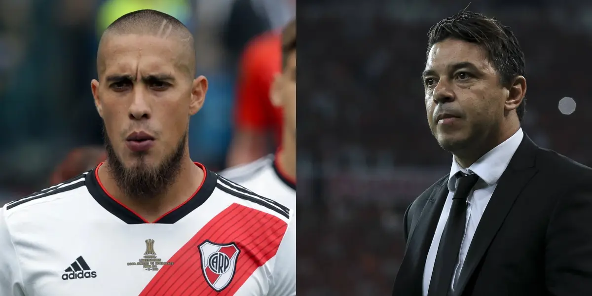 El defensor central del Millonario se refirió a la manera de trabajar del Muñeco en el club.