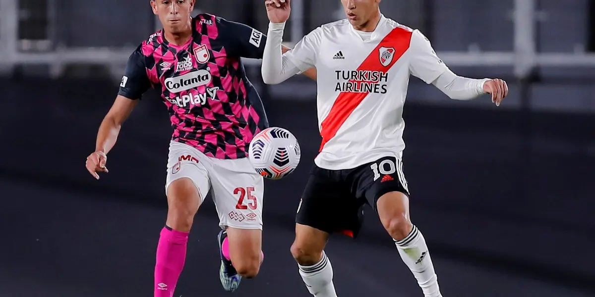 El defensor de Independiente Santa Fe fue vital en el empate 0-0 que clasificó al Millonario a octavos de la Copa Libertadores.