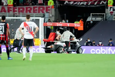 El defensor del Millo sufrió la rotura de los ligamentes y se expresó en Instagram.