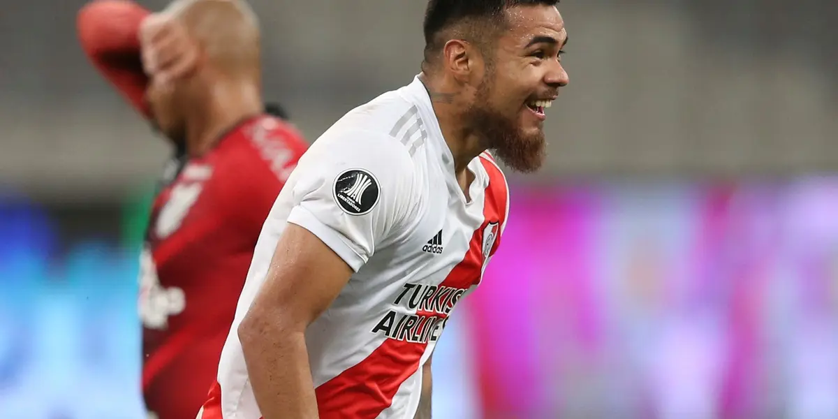 El defensor del Millonario analizó el triunfo por 5-0 en Santiago del Estero.