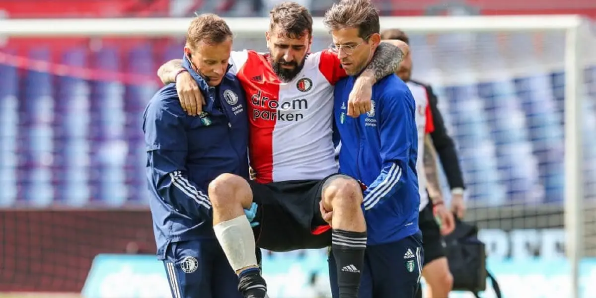 El delantero argentino estará de baja durante varias semanas.