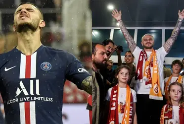 El delantero argentino fue presentado en Turquía ante una multitud.