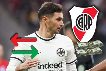 El delantero bajó mucho su nivel en el Frankfurt y se puede ir de Alemania.