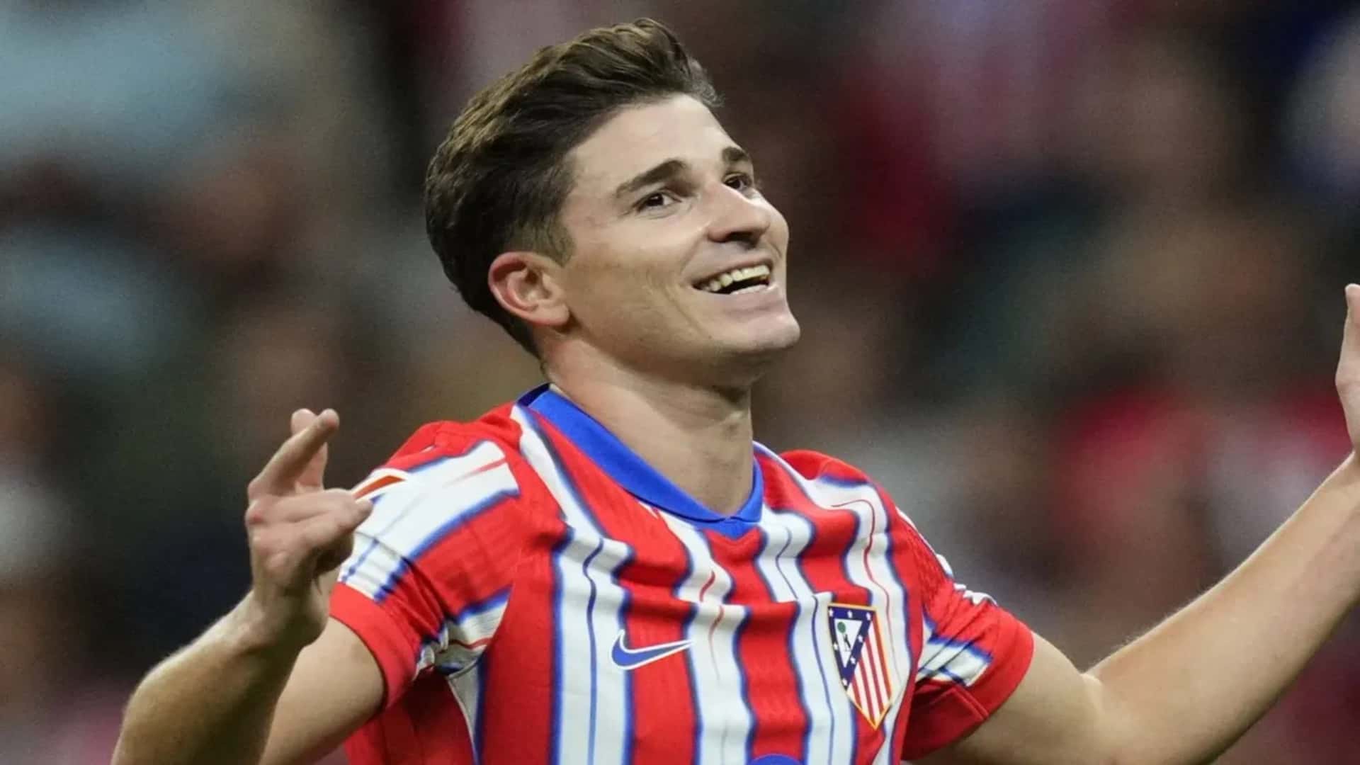 El delantero brilló en Champions League frente a Bayer Leverkusen